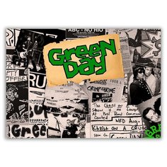 Магнит на холодильник малый - A5, Green day Drabs