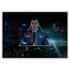 Магнит на холодильник большой - A4, Detroit become human Drabs