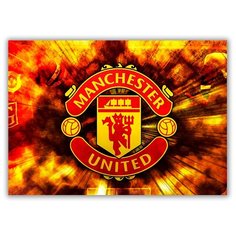 Магнит на холодильник большой - A4, Футболисты Drabs