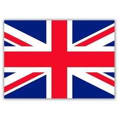 Магнит на холодильник большой - A4, Флаг Великобритании, Англии Drabs