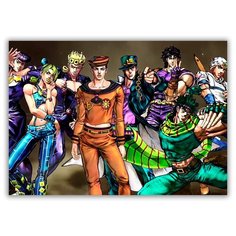 Магнит на холодильник малый - A5, JoJo Bizarre Adventure Drabs