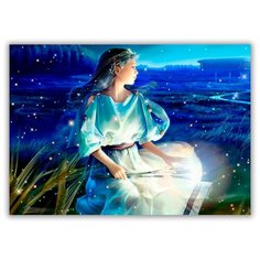 Магнит на холодильник малый - A5, Знак зодиака-Дева Drabs