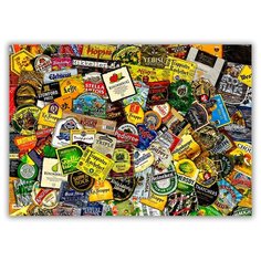 Магнит на холодильник малый - A5, Алкогольные этикетки Drabs