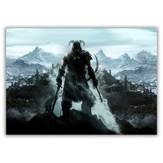 Магнит на холодильник малый - A5, Skyrim Drabs