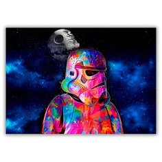 Магнит на холодильник малый - A5, Star Wars (цветной солдат-клон) Drabs