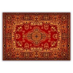 Магнит на холодильник большой - A4, Персидский ковёр Drabs