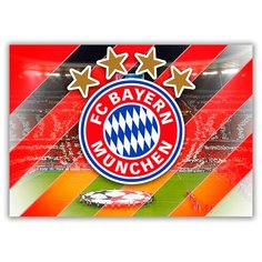 Магнит на холодильник большой - A4, ФК Байрен Мюнхен Drabs