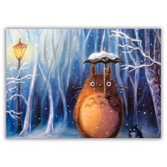 Магнит на холодильник малый - A5, Тоторо Drabs