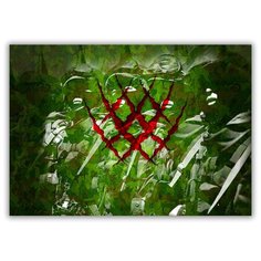 Магнит на холодильник большой - A4, Спецназ Drabs