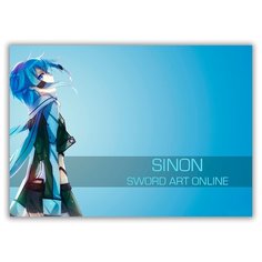 Магнит на холодильник малый - A5, Sinon Sao Мастера меча Онлайн Drabs