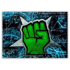 Магнит на холодильник малый - A5, Кулак Drabs