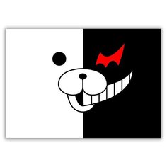 Магнит на холодильник большой - A4, Danganronpa Monokuma Drabs