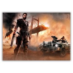 Магнит на холодильник малый - A5, Mad max Drabs