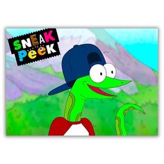 Магнит на холодильник малый - A5, Удав Крейг Drabs