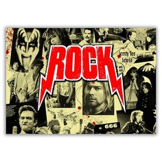 Магнит на холодильник малый - A5, Rock и популярные рок исполнители Drabs