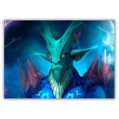 Магнит на холодильник большой - A4, Dota Leshrac Drabs