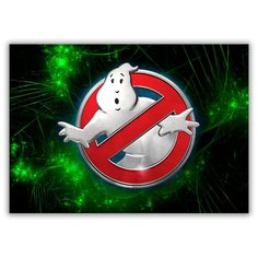 Магнит на холодильник большой - A4, Охотники за привидениями Drabs