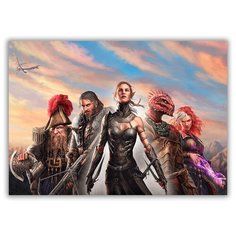 Магнит на холодильник большой - A4, Divinity Drabs