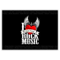 Магнит на холодильник малый - A5, ROCK MUSIC Drabs