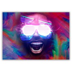 Магнит на холодильник малый - A5, Очки Drabs