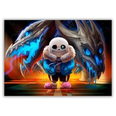 Магнит на холодильник большой - A4, Sans Drabs