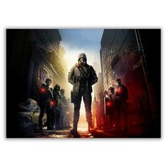 Магнит на холодильник большой - A4, Tom clancy Drabs