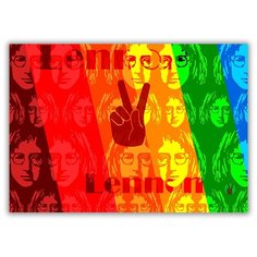 Магнит на холодильник малый - A5, Lennon Drabs