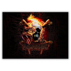 Магнит на холодильник малый - A5, Diamondback Drabs