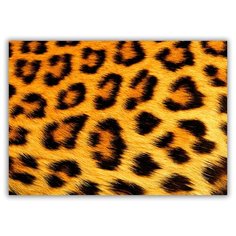 Магнит на холодильник большой - A4, Текстура шкура леопарда Drabs