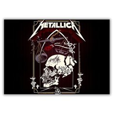 Магнит на холодильник большой - A4, Metallica весы Drabs