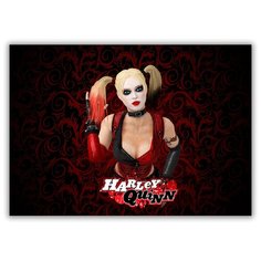 Магнит на холодильник большой - A4, Харли Квин, Harley Quinn из фильма Drabs