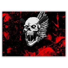 Магнит на холодильник большой - A4, Bloodstream Drabs