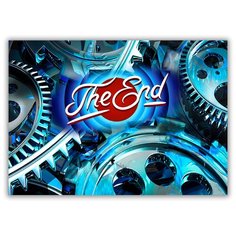 Магнит на холодильник малый - A5, The End! Drabs