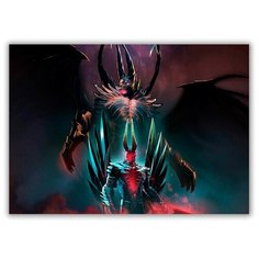 Магнит на холодильник большой - A4, Dota2 Terrorblade Drabs