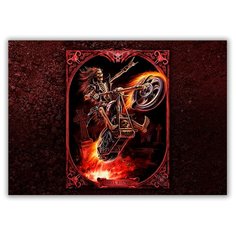 Магнит на холодильник малый - A5, Hell Rider Drabs