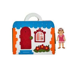 Развивающая игра из фетра Сумка-игралка "Кукольный домик" Smile Decor