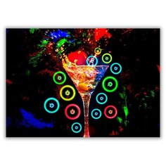 Магнит на холодильник малый - A5, Коктейль Drabs