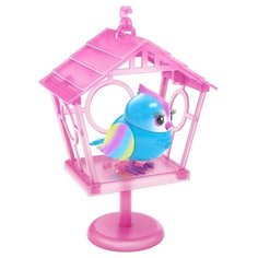 Moose Little Live Pets Интерактивная птичка в скворечнике Твитти-Радуга 26102