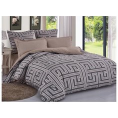 КПБ Cleo сатин набивной "Satin de Luxe" полуторный 150*210*1 160*230*1 70*70*2 15/684-SK