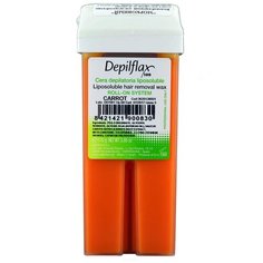 Depilfax100 Набор для депиляции воск морковь/carrot 110 г (2шт) Depilflax