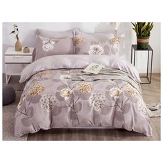 КПБ Cleo сатин набивной "Satin de Luxe" полуторный 150*210*1 160*230*1 70*70*2 15/700-SK