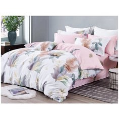 КПБ Cleo сатин набивной "Satin de Luxe" двуспальный 180*210*1 230*240*1 70*70*2 20/673-SK