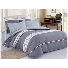 КПБ Cleo сатин набивной "Satin de Luxe" двуспальный 180*210*1 230*240*1 70*70*2 20/750-SK