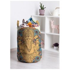Корзина для игрушек "Золотистый Ганеша" 35x50 см, toba-16863 Joy Arty