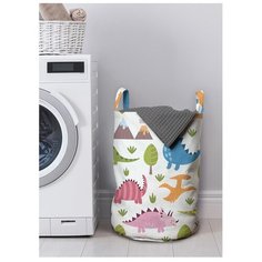 Корзина для хранения вещей JoyArty "Цветные динозавры" 35x50 см, gaba-47608