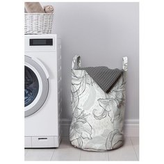 Корзина для хранения вещей JoyArty "Цветочный узор карандашом" 35x50 см, gaba-2505