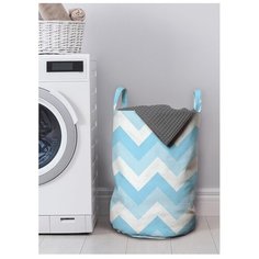 Корзина для хранения вещей JoyArty "Оттенки зигзагов" 35x50 см, gaba-11624