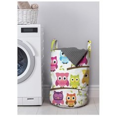 Корзина для хранения вещей JoyArty "Совиное представление" 35x50 см, gaba-10816