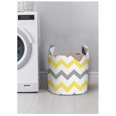 Корзина для хранения вещей JoyArty "Зигзаговые перемены" 35x35 см, gaba-6933-S