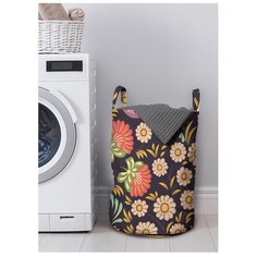 Корзина для хранения вещей JoyArty "Цветущий фон" 35x50 см, gaba-19991